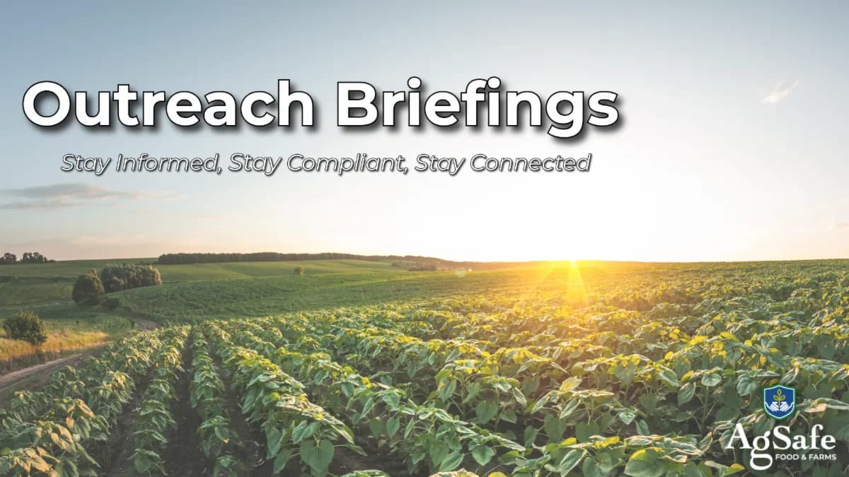 Rural Crime Prevention Briefing (Fresno)