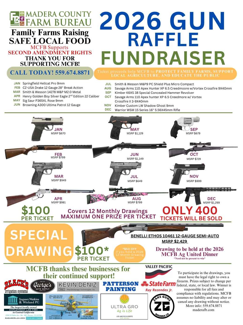2026 Gun Raffle Fundraiser